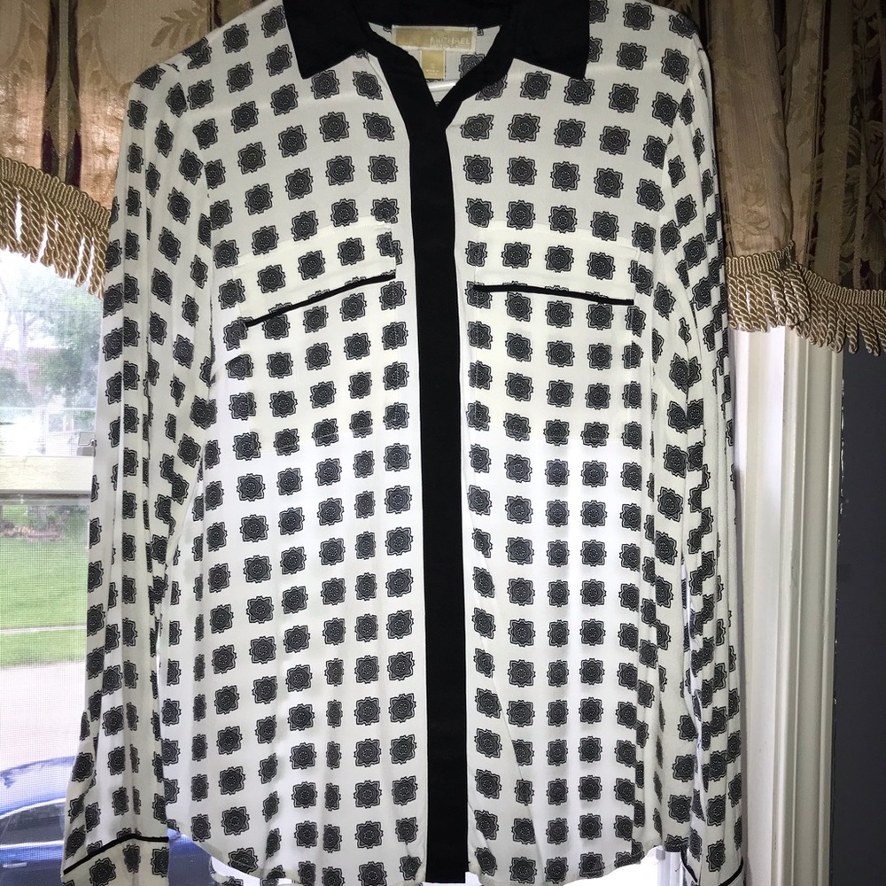 Micheal Kors button up blouse.